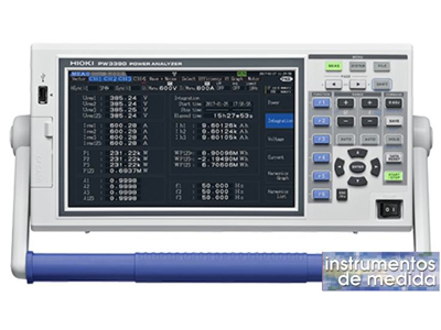 Foto Instrumentos de Medida anuncia el lanzamiento del Analizador de Potencia Hioki modelo PW3390.